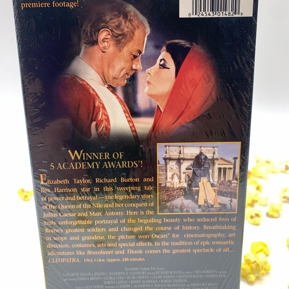 Cleopatra VHS 2001  SEALED (1963) 2- Tape Set Special Edition 20th Century Fox - Picture 5 of 10